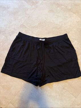 Sonoma Black Athletic Drawstring Shorts with Pockets